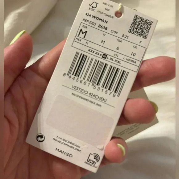 Mango Black Ruched Detail Dress NWT - Picture 12 of 12